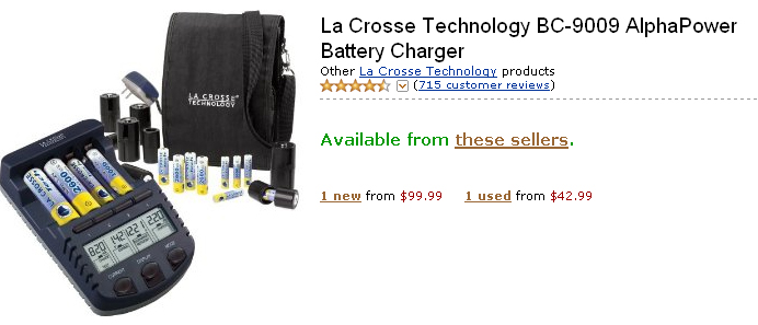 Amazon no longer sells BC-9009 Product no longer available