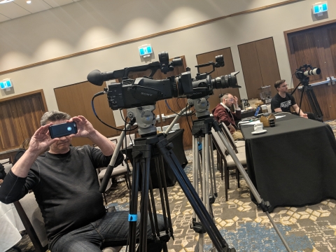 Webcast video cameras